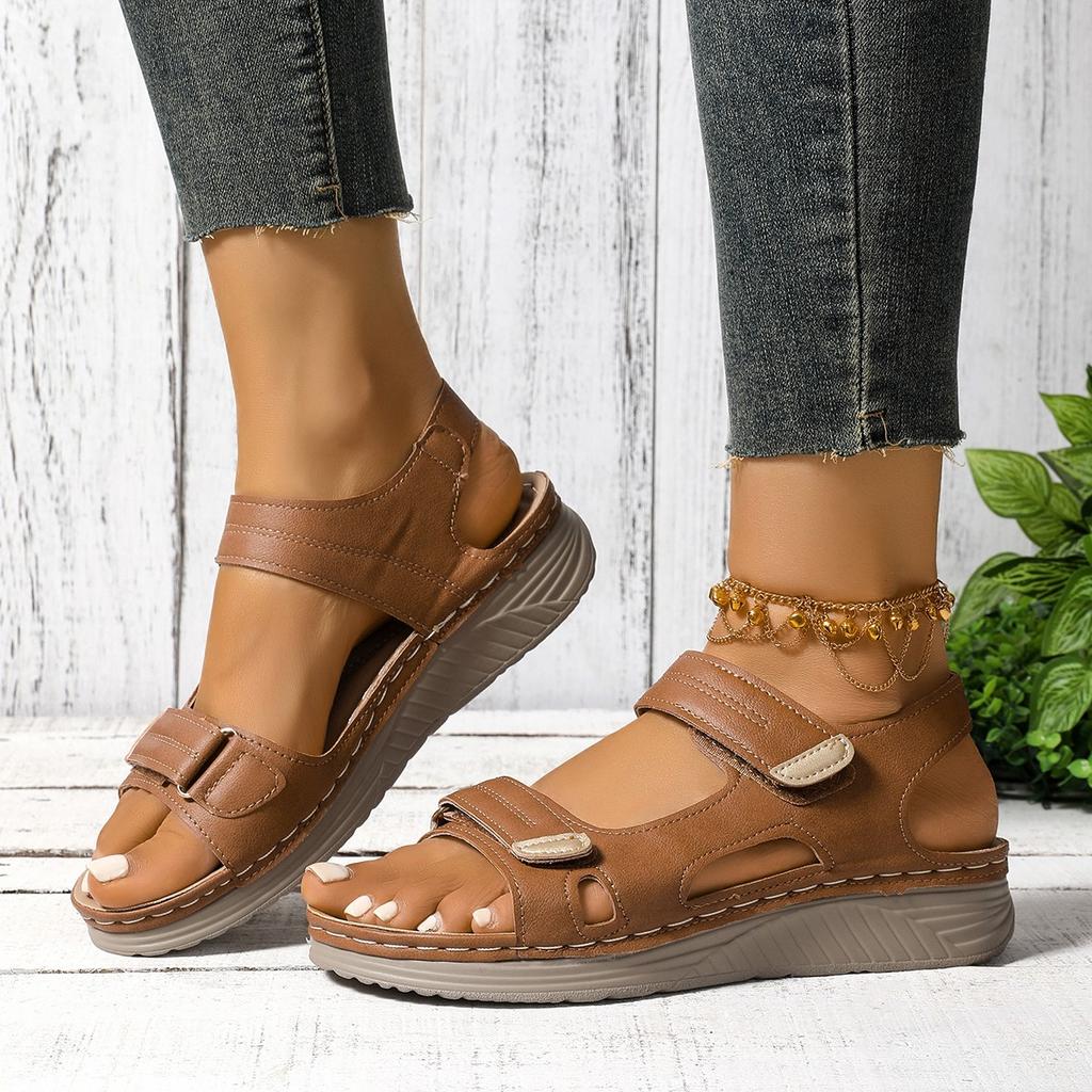 Fashion 2024 New Summer Sandals Travel Women Shoes New Sandal Sole Durable Sandal Ladies Outdoor Beach Slippers Platform Sandals