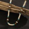 Multi Color Small Wood Beads Chains Necklace for Men Trendy Beaded Collar on Neck Accessories Short Choker 2026 Fashion Jewelry