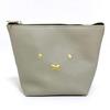 Miffy Mini Pouch Monochrome Miffy Small Item Mini Gray Boat-Shaped GY, Face, Case, Pouch, (MCOR)