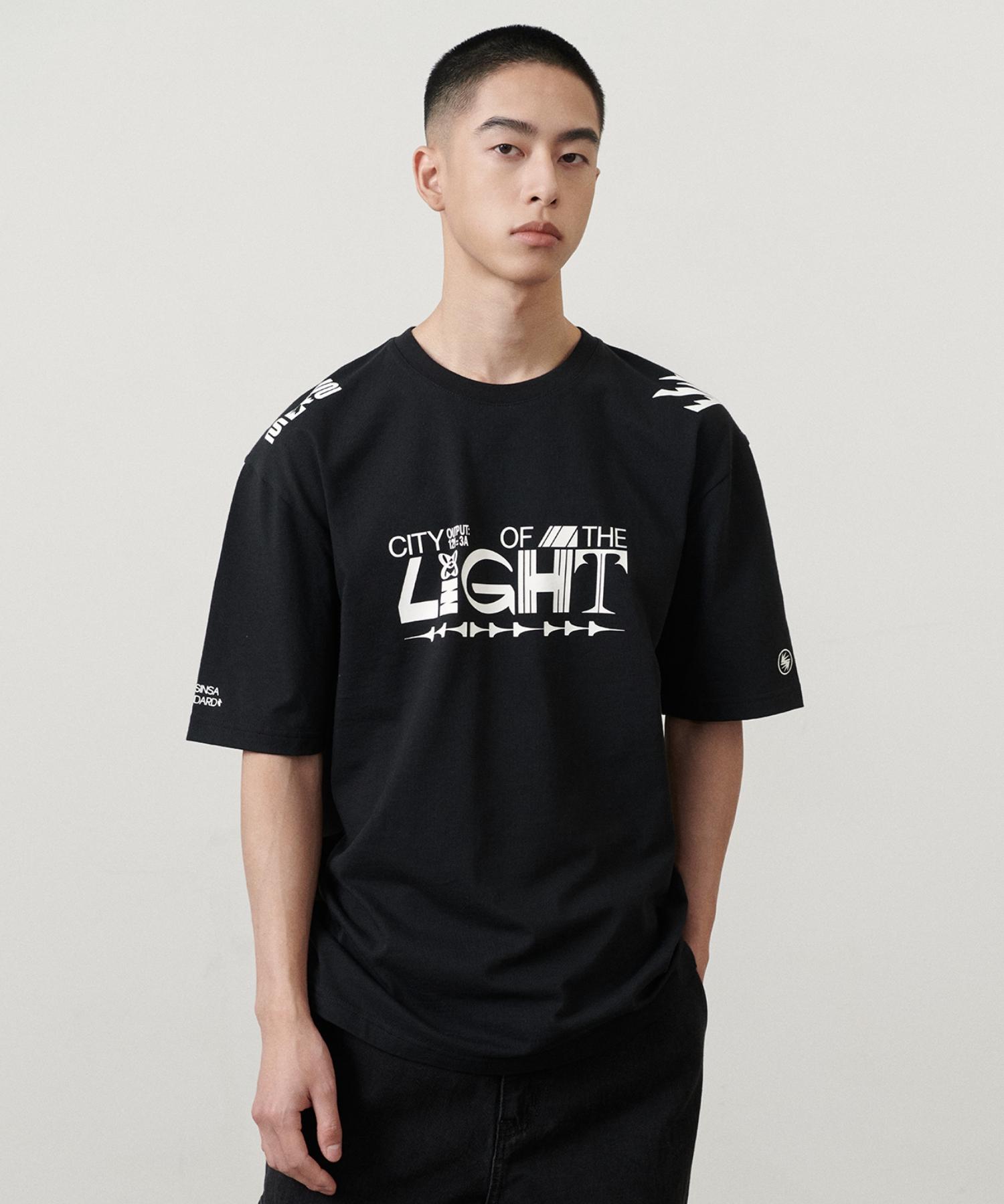 Musinsa Standard City Of The Light T-Shirt_01 [Black] Black/M
