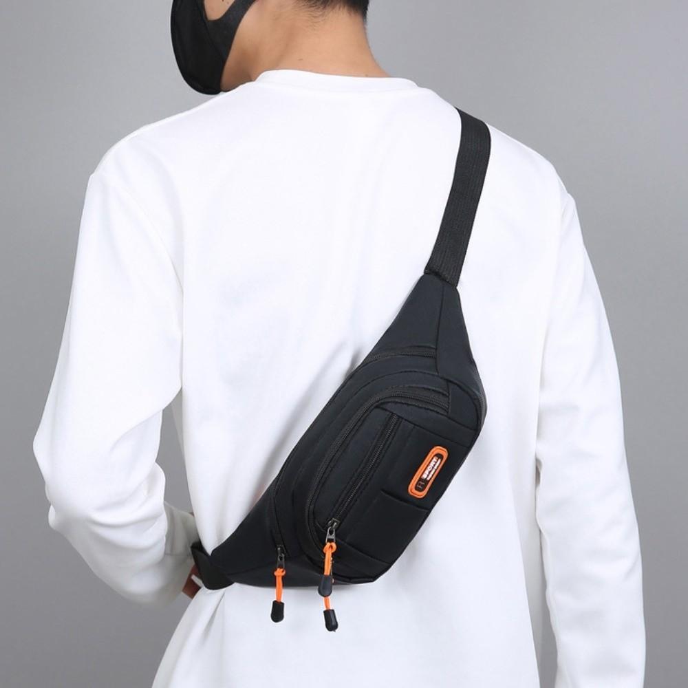 Wear-resistant Men Chest Bag Waterproof Sports Walking Bag Mobile Waist Bag Motorcycle