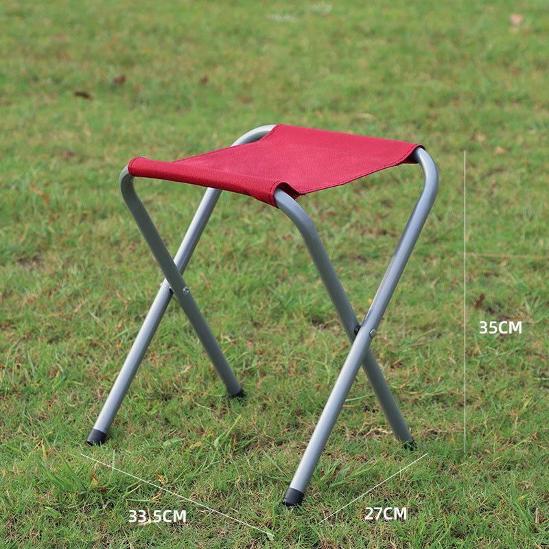 Ultra-Light Portable Folding Stool Compact Beach Chair Camping Seat Outdoor Picnic Fishing Collapsible Stool Easy Storage Metal Frame