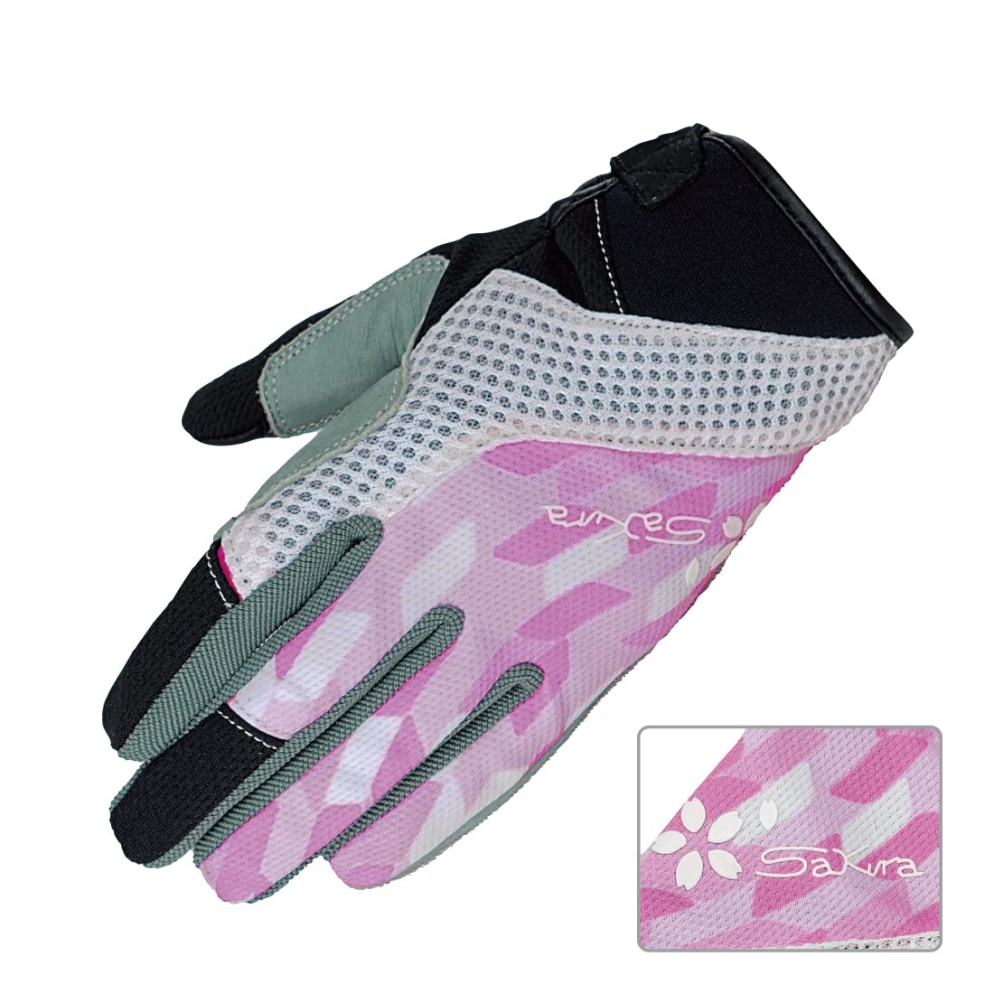 

Motorcycle Riding Mesh Gloves Sakura WL RR8421SKL3 ROUGH&ROAD Size