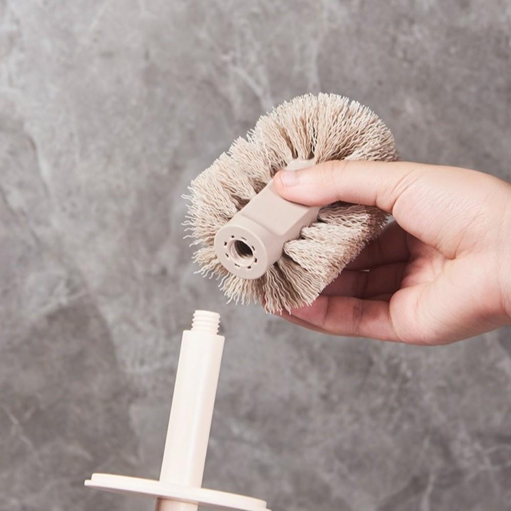 Plastic Toilet Brush Long-Handled Closestool Brush Practical Toilet Scrubber  Washroom