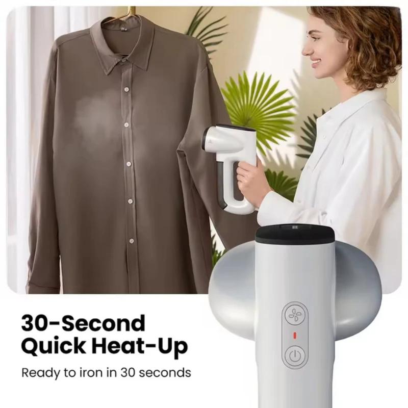 Handheld Vacuum Steamer Steam Iron With Powerful Suction For Fast Wrinkle Removal Portable hanging iron machine