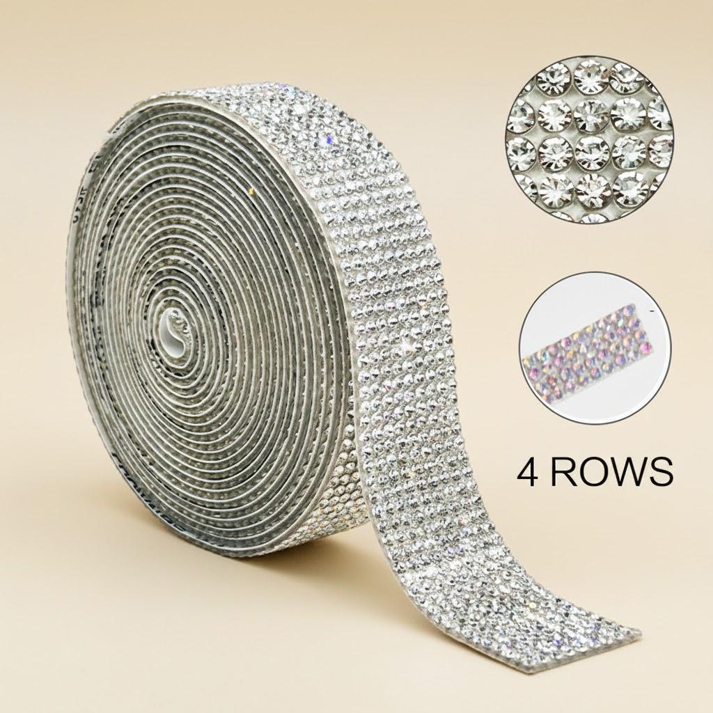 Shining Rhinestone DIY Decorative Stickers Adhesive Diamond Sticker Craft Supplies Self-Adhesive for Scrapbooking