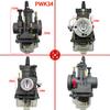 Motocross Modified Parts For Mikuni Carburetor PWK 21 24 26 28 30 32 34mm Motorcycle Flat Curtain Carb Moped Dirt Pit Bike