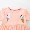 Summer New Arrival Girls' Dress Adorable Embroidered Children's Princess Dress Flared Sleeves for Younger and Older Children