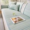 Rattan Mat Sofa Cushion Summer Sofa Mat Mat Summer Cushion Non-Slip Ice Silk Cushion  New Straight Cover