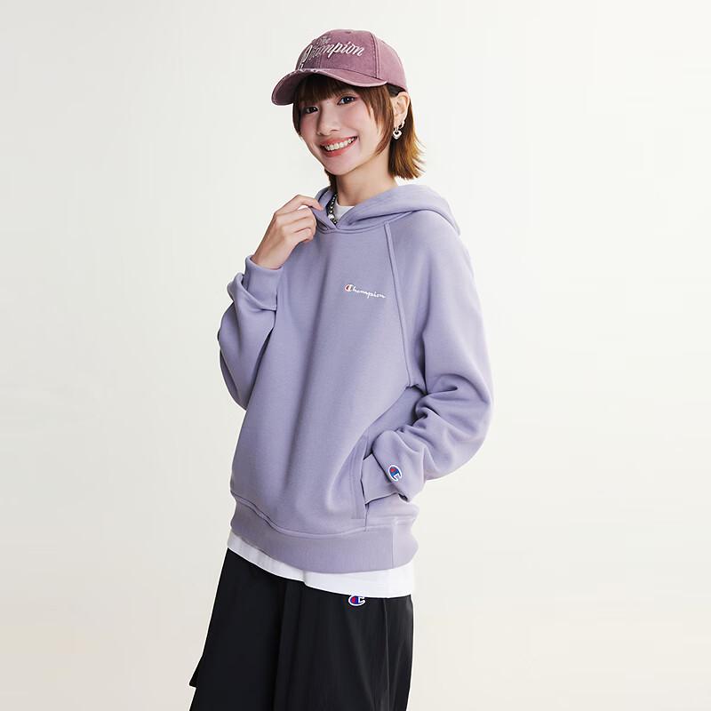 Champion Women's Raglan Hooded Plush Sweatshirt