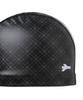 Lenomasuyeongbog Supplies Adult Diamond Check Polytex Swim Cap Black Ro-Rc2C102-Bk