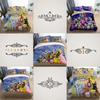 Modern Minimalist 3d Bed Sheet Set Featuring Vibrant Digital Print Design In Various Sizes
