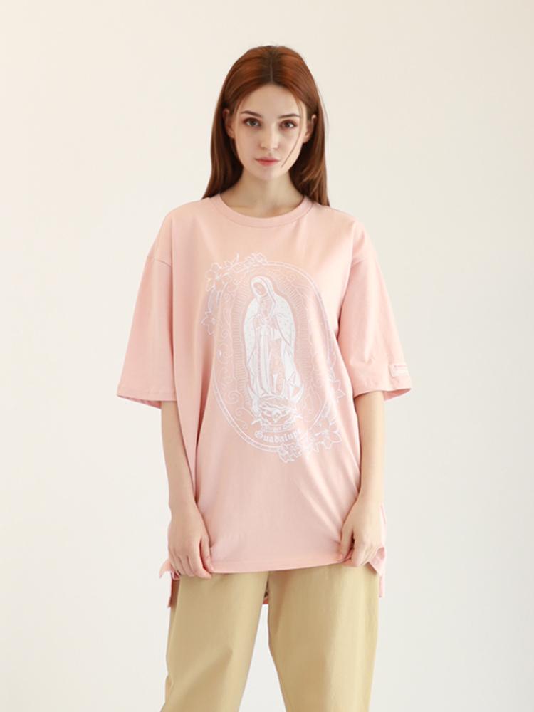 Montis Our Lady Of Guadalupe T-Shirt Light Pink/Free