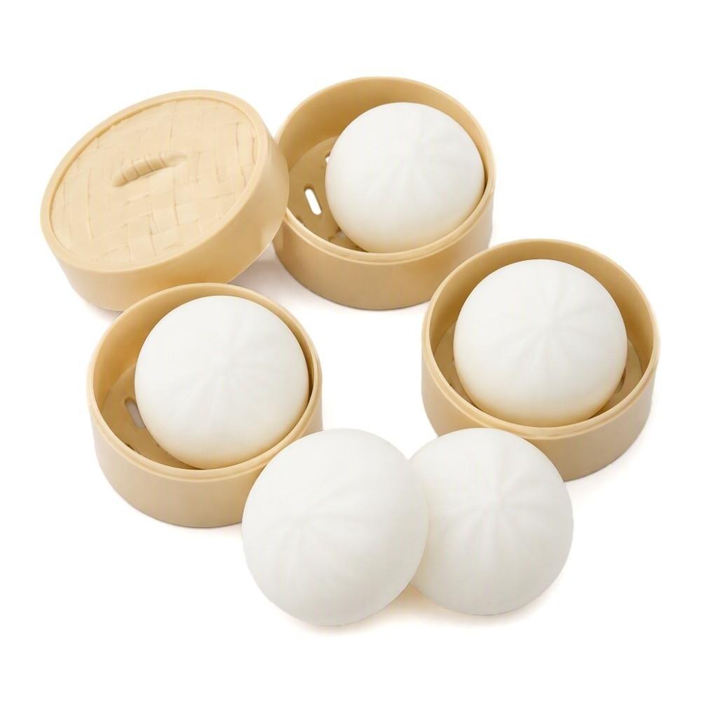 Low Rebound Steamed Bun Squishies Slow Rebound Steamed Bun Squeezable Toy Kids Gifts