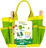 PLANETE Plante 6-Piece Kids Gardening Tool Set - Metal Shovel Rake Watering Can Gloves Toy - Outdoor Nature Exploration Play for Ages 3+
