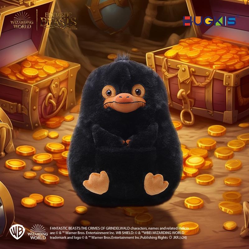Fantastic Beasts Niffler Plush Pillow & Glass Figure - Beijing Universal Studios Merchandise Officially Licensed