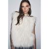 Za Export New Arrival Women's Clothing ZR Fashion Style Fashionable Temperamental All-Match Artificial Fur Effect Vest 3833246