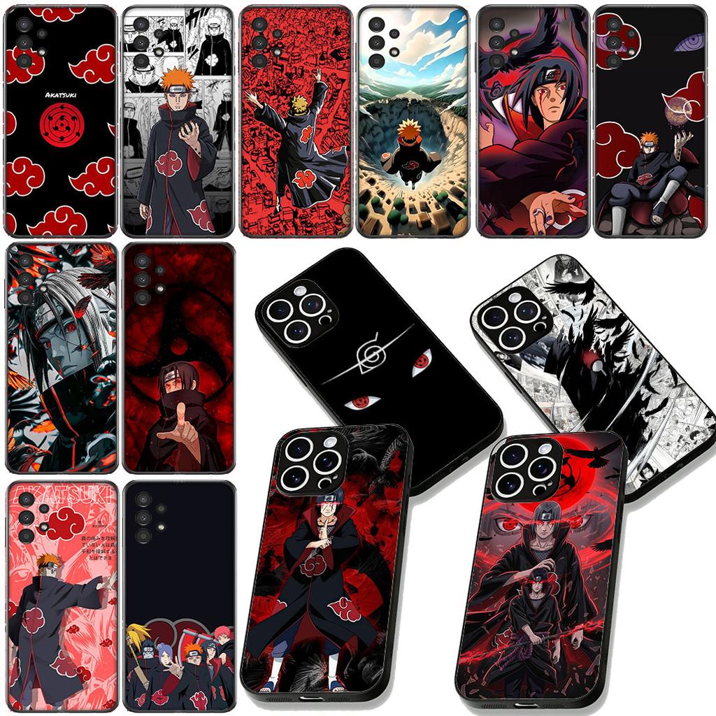 Pain Akatsuki Narutos Itachi Uchiha Phone Case for OPPO A40 A60 A80 A38 A18 A17 A16 A78 A79 A54 A25 A57 4G 5G Protective Cover
