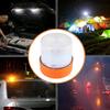 LED Emergency Warning Light White Amber Strobe Traffic Hazard Flashing Light for Vehicle Safety Built-in Battery Bottom Magnet