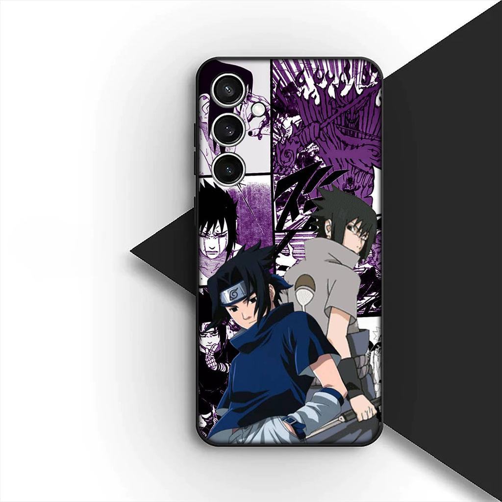 For Samsung Galaxy S20 S22 S21 FE Ultra Plus A07 A17 A15 A16 A25 A57 A37 Phone Cover Soft Case Narutos Itachi Uchiha Sasuke