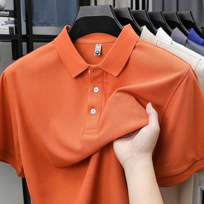 Herren Revers Kurzarm Poloshirt Business Casual Herren T-Shirt Kleidung, Günstiger Antrieb Dnu