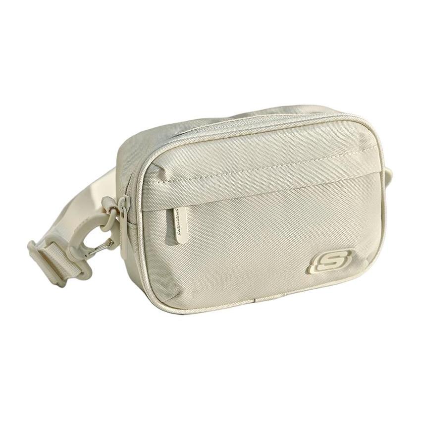 New Skechers Fabric Camera Bag, Crossbody Bag, Shoulder Bag Small Unisex Light Sand Yellow L124U068-01LU