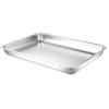 Meilihua Extra Thick Rectangular Stainless Steel Tray Set