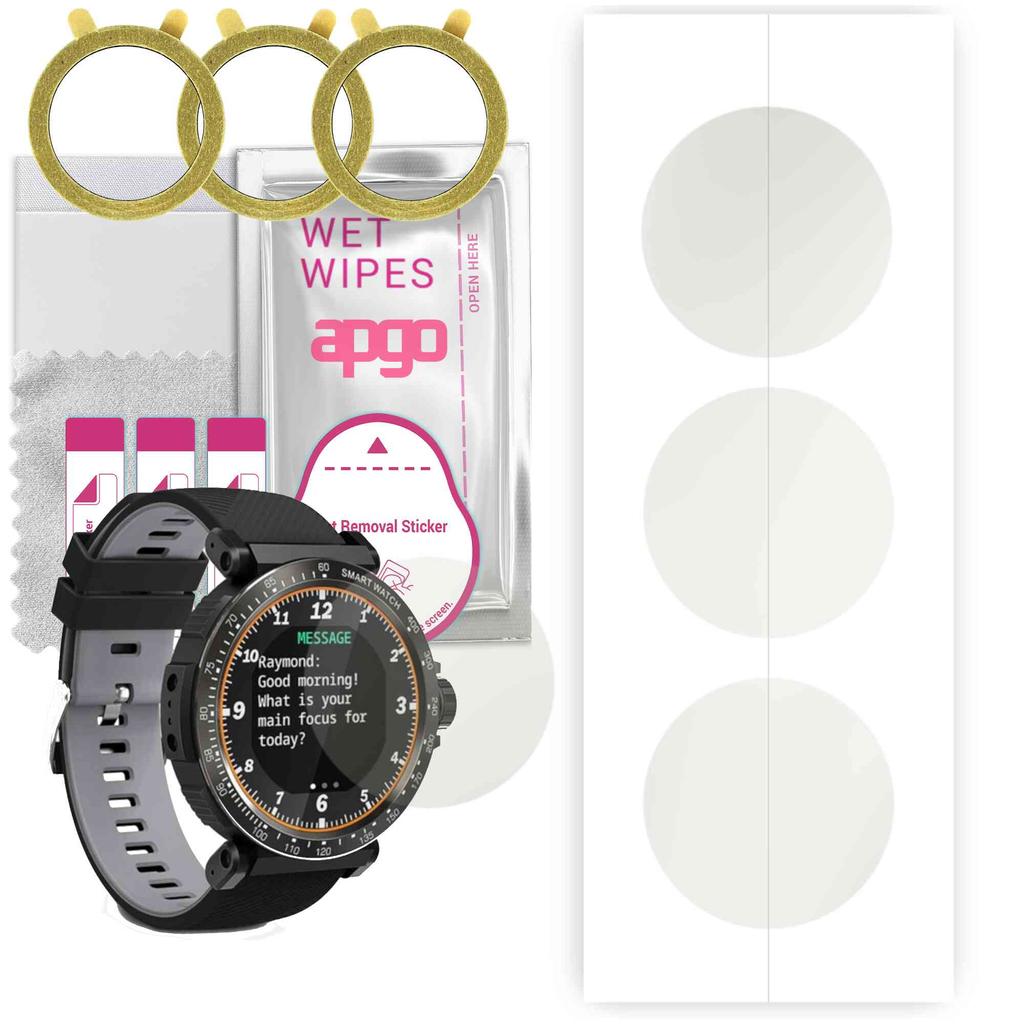 SRSRROP Paquete De 5 Protectores De Pantalla De Hidrogel Para Garmin Forerunner 255s / 255s Music 1.614 In, Película Flexible Mejorada, Claridad HD, Antiarañazos, Sensible Al Tacto, Flexible, Suave