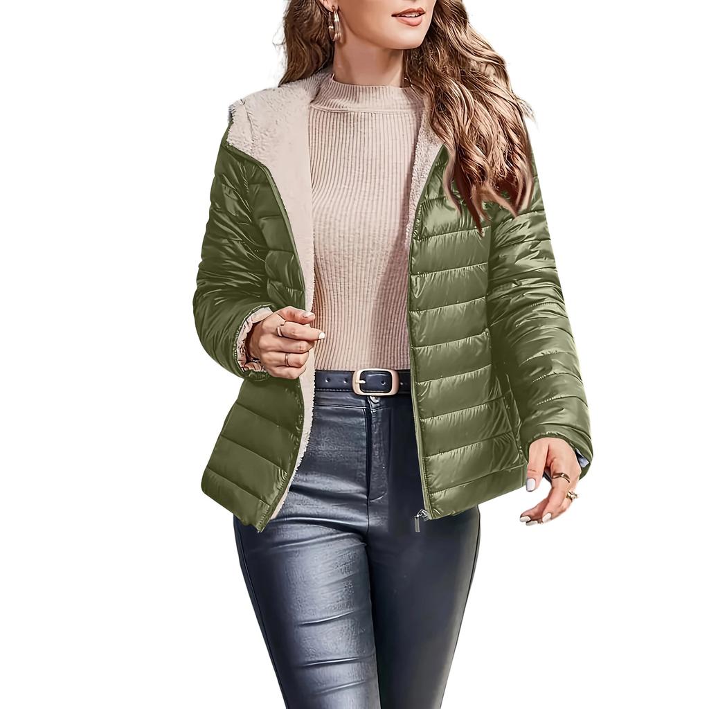 Women's Faux Suede Button Jacket Oversized Gathered Hem Short Length Coat Casual Vintage Outerwear With Pockets