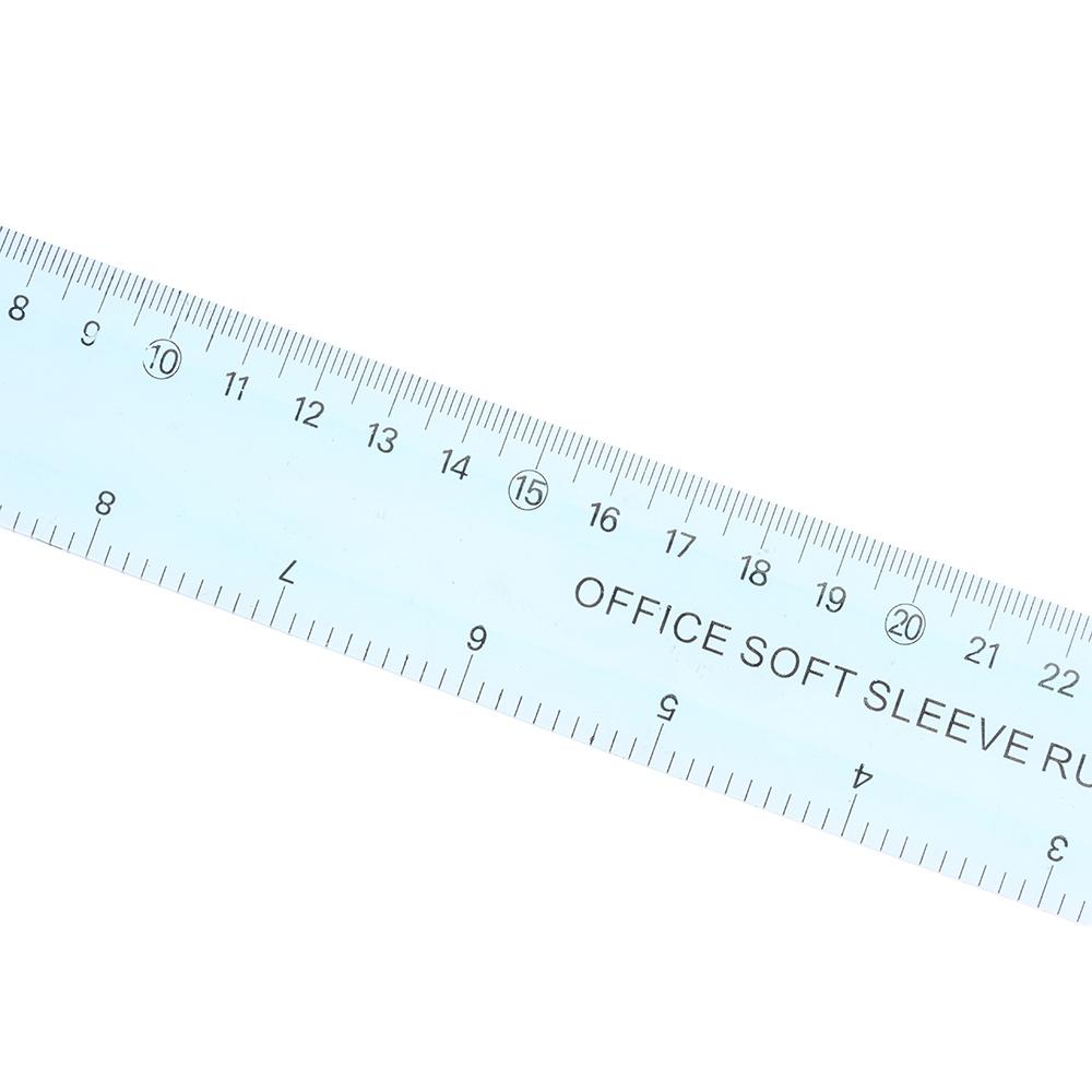 Sky-blue Ceramic Measuring Ruler 37*5.5cm Clay Ruler  For Pottery Lovers