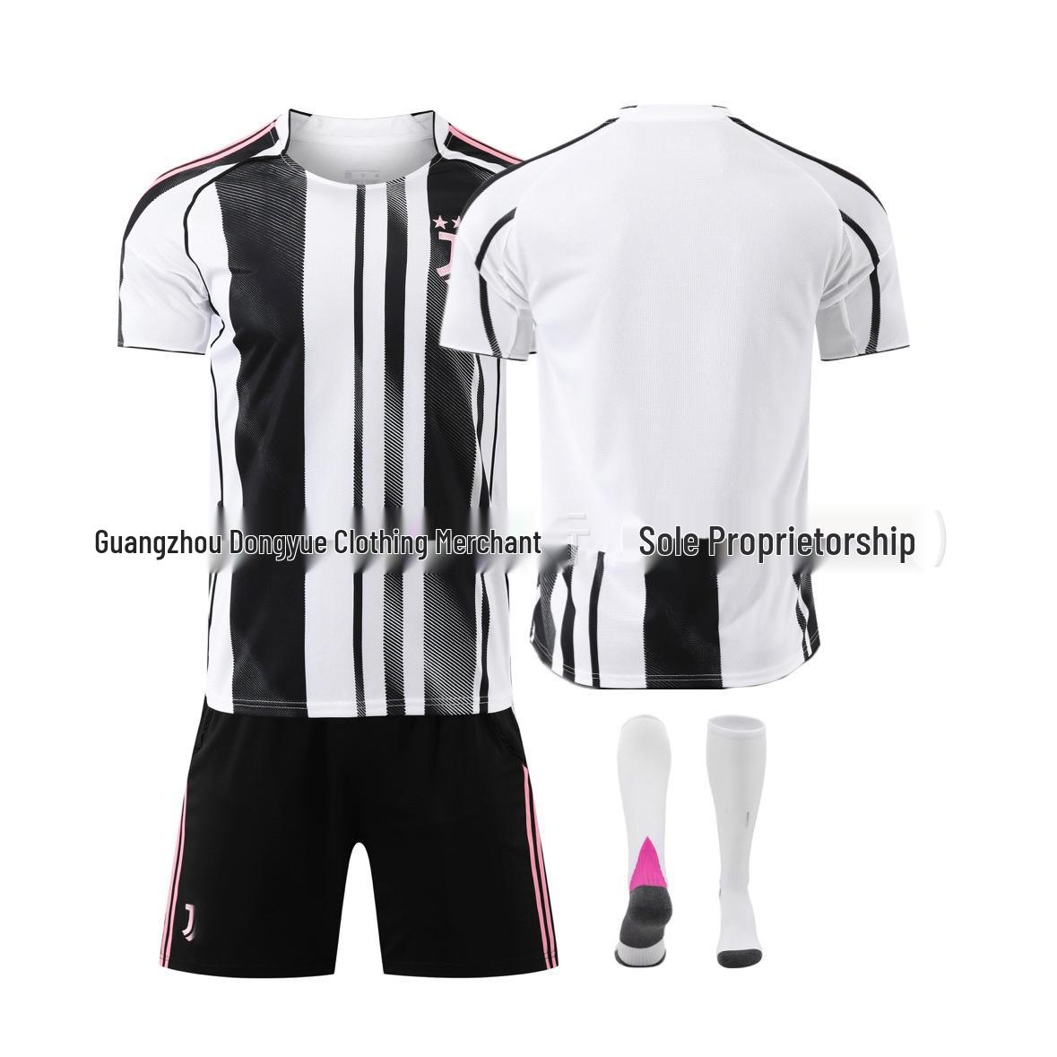 

Домашняя футболка Ювентус 2025-26 Взрослый комплект и детский комплект с коротким рукавом №10 16