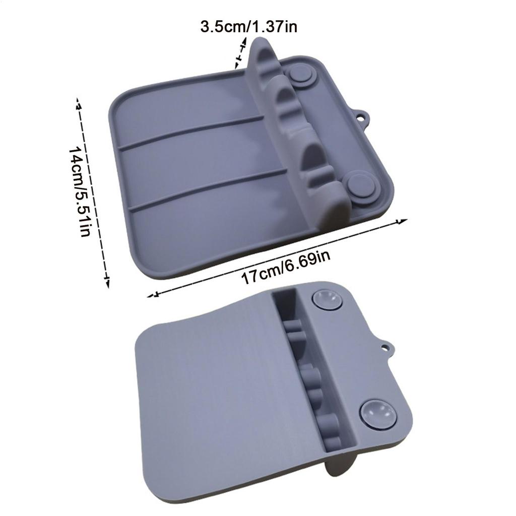 Spoon Rest Dishwasher Safe Drip Pad Silicone Spoon Rest For Kitchen Counter For Ladles Tongs Spatula Home Apartment Catering