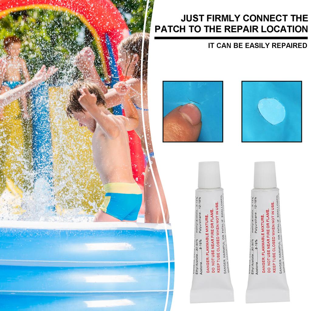 10-20pcs PVC Glue for Inflatable Swimming Pool Repair Random Color Patch Adhesive Waterproof Pool Patch Kit