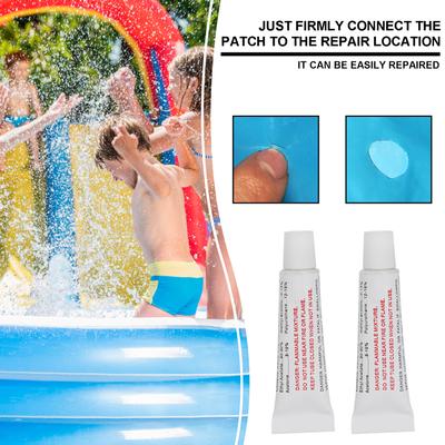 10-20pcs PVC Glue for Inflatable Swimming Pool Repair Random Color Patch Adhesive Waterproof Pool Patch Kit