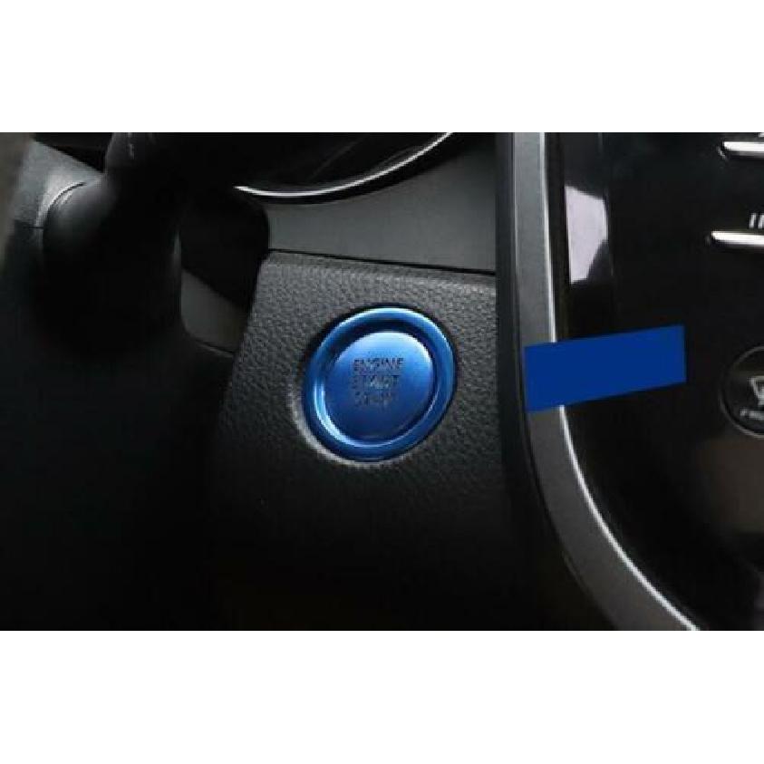 - One-Click Startup Frame Cover Blue For Toyota Corolla Cross Aluminum