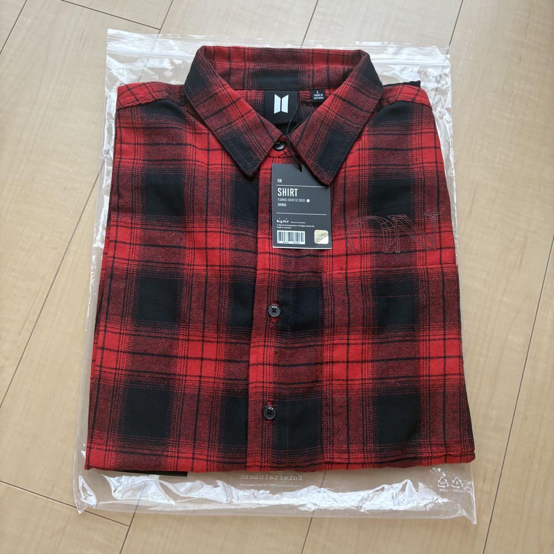 

[USED] [/Anonymous Shipping] BTS ON Flannel Shirt