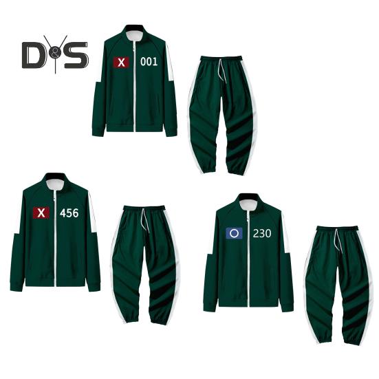 Set de costume Cosplay pentru bărbați, hanorac sport cu mâneci lungi, set de pantaloni cu șnur cu talie elastică, costum de carnaval, accesorii de petrecere