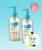Dermab Daily Moisture Body Oil Fresh Peach 200mlx 2+ [gift] 1 Cool Sheet+1 Seramd Lotion 20ml