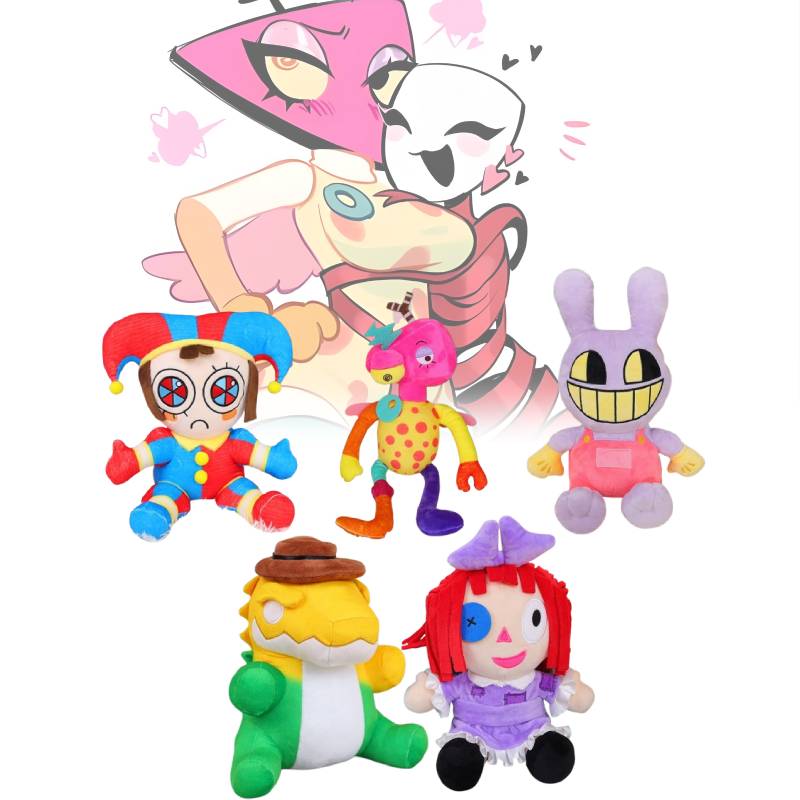 The Digital Amazing Circus Plush Toy Cute Cartoon Children Holiday Doll Gift