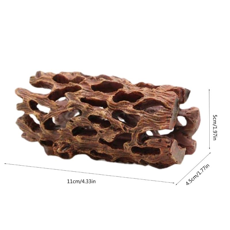 Landscape Hallowed Cave Hideouts Fish Tanks Decorations for Aquariums Terrarium Shrimp Hideouts Tree Ornaments