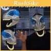Halloween Christmas Dinosaur Mask Realistic Skin Texture Moving Mouth