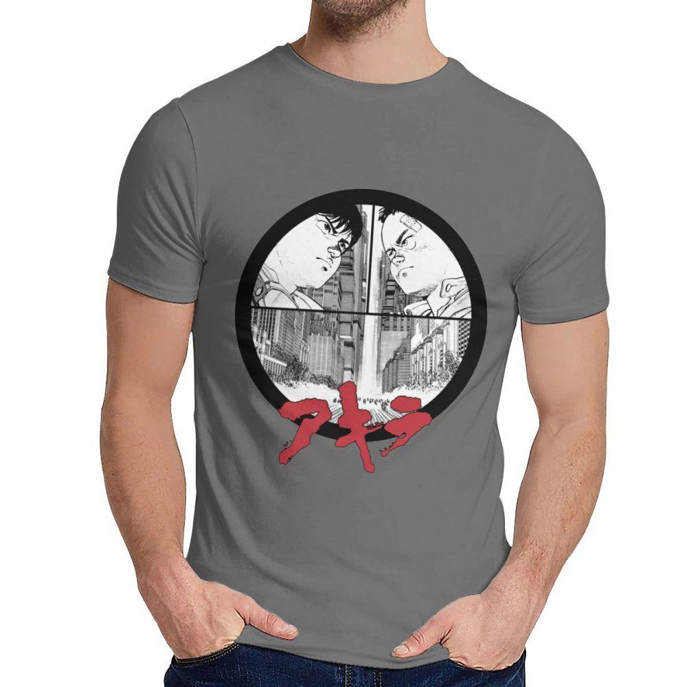 Novlety O Neck Akira T Shirt Graphic Print For Male Cotton La Camiseta