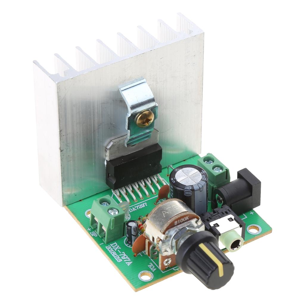 Audio Amplifier Board 33W+33W Dual Channel  2.0  Stereo Mini- Amp Module TDA7377 Chip with Capacitor Assembed