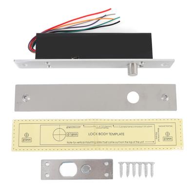 Încuietoare electrică cu șurub, 12V, mod NC, încuietoare electronică de securitate, încuietoare electrică cu întârziere