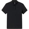 Comfortable Casual Simple Solid Color Moisture Wicking Sports Polo Shirt Women Tops Black 962528116-3