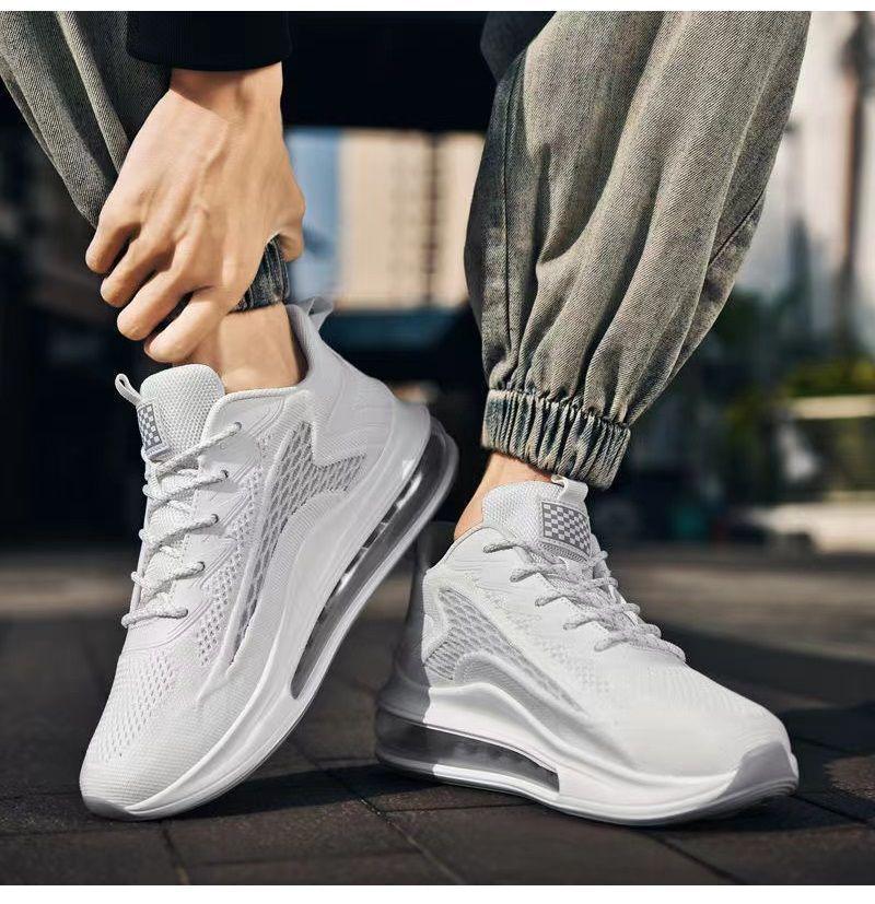 Trendy Men's Breathable Air Cushion Running Shoes - Versatile Casual Sneakers