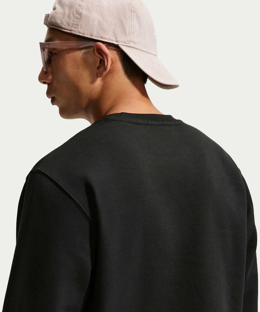NIKE Sportswear Club Graphic Fleece Crew M - Black:Metallic Gold / Fn3891-011