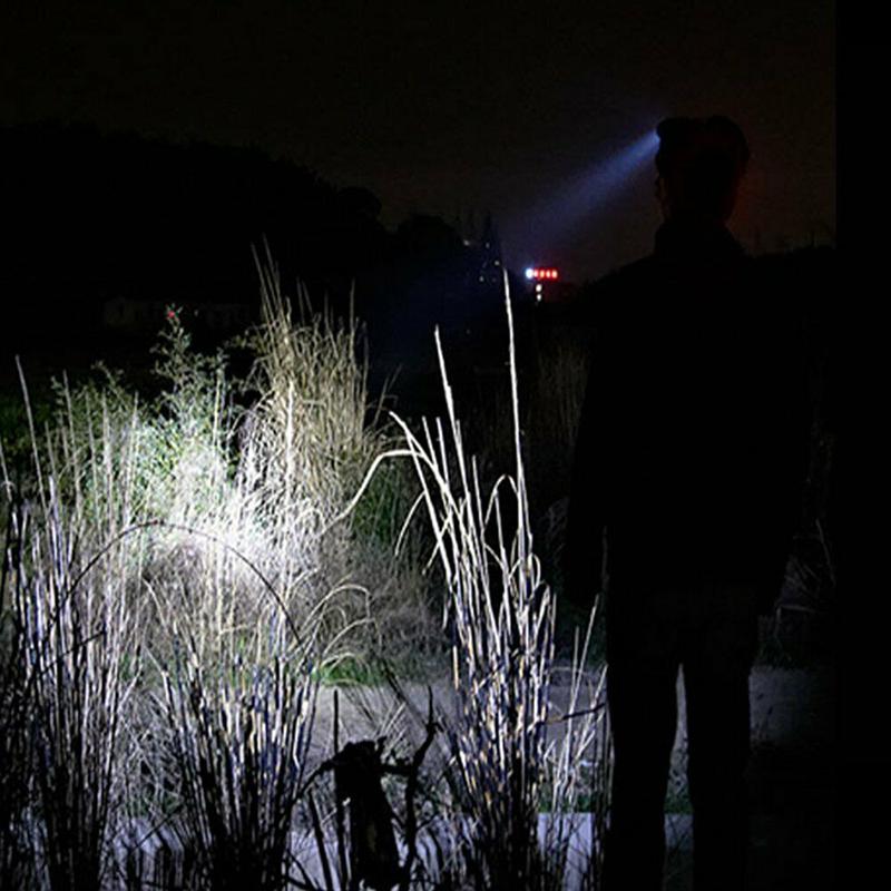 Rechargeable USB LED Headlamp Clip On Cap Hat Light Head Torch Fishing Camp Lamp