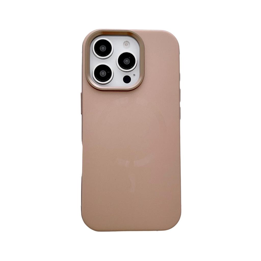 Premium Magnetische Kabellose Lade Metallrahmen Hülle für iPhone 17 Pro Max