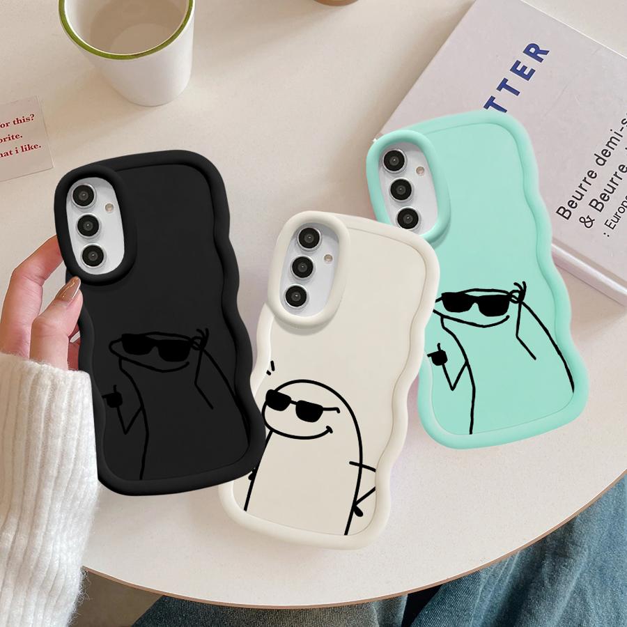 Case for Samsung Galaxy A14 A13 A15 A21s A11 A52 A12 A16 Soft Phone Cover A03 A22 A33 A23 A04 A06 A05 A53 Line People